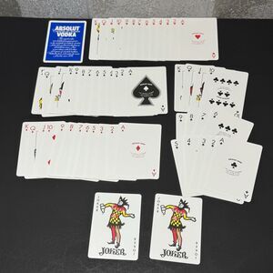 Absolut Vodka Promotional Playing Cards Complete Deck Drink Recipes